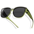 thumbnail image 1 of TINHAO Polarized Sunglasses Over Glasses for Women Men, Fit Over Glasses Sunglasses with Square Oversized UV Protection, 1 of 6