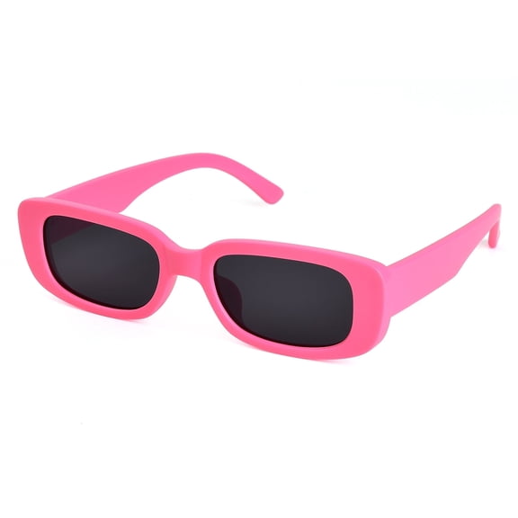 TINHAO Square Sunglasses for Women Men Trendy Retro Rectangle Sunglasses with Polarized UV 400 Protection Party Sunglasses