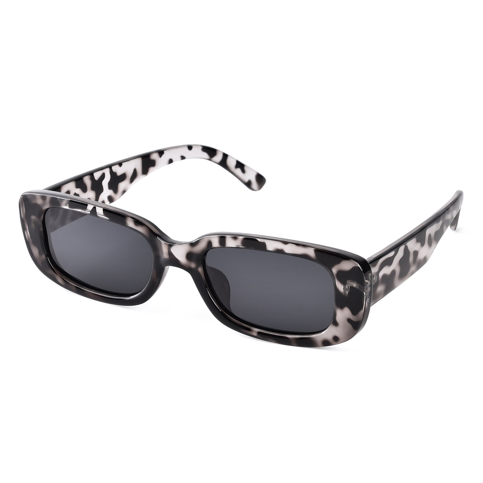 Retro Square Polarized Sunglasses Women Men UV400 Protection Rectangle Trendy Amazon.com: kimorn Rectangle Sunglasses for Women Men Trendy  main image 4