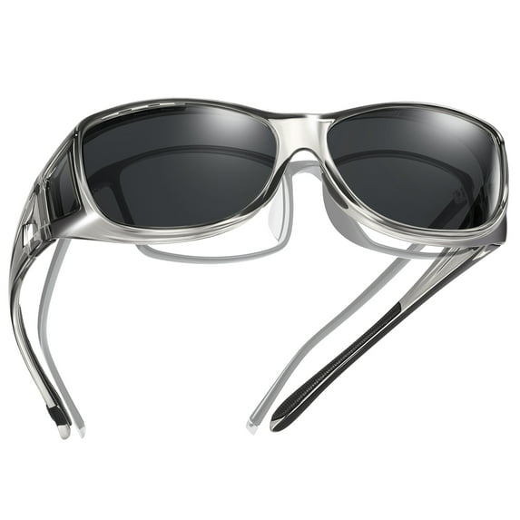 TINHAO Sunglasses Fit Over Glasses for Men Women, Wrap Around Sunglasses Polarized 100% UV Protection Driving