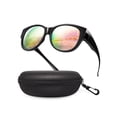 thumbnail image 1 of TINHAO Fit Over Glasses Sunglasses with Hard Case, Oversized Cat-Eye Polarized UV400 Wear Over Prescription Rx Glasses for Men Women, Gift Ready, 1 of 7