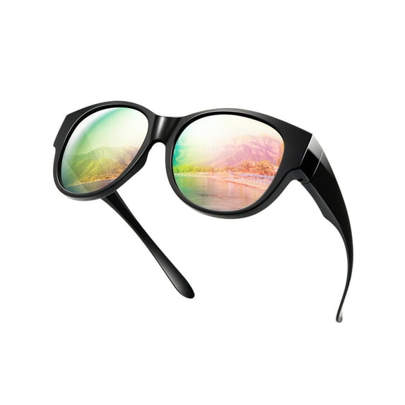 TINHAO Sunglasses Fit over Glasses Wear over glasses with Polarized UV400 Protection lens