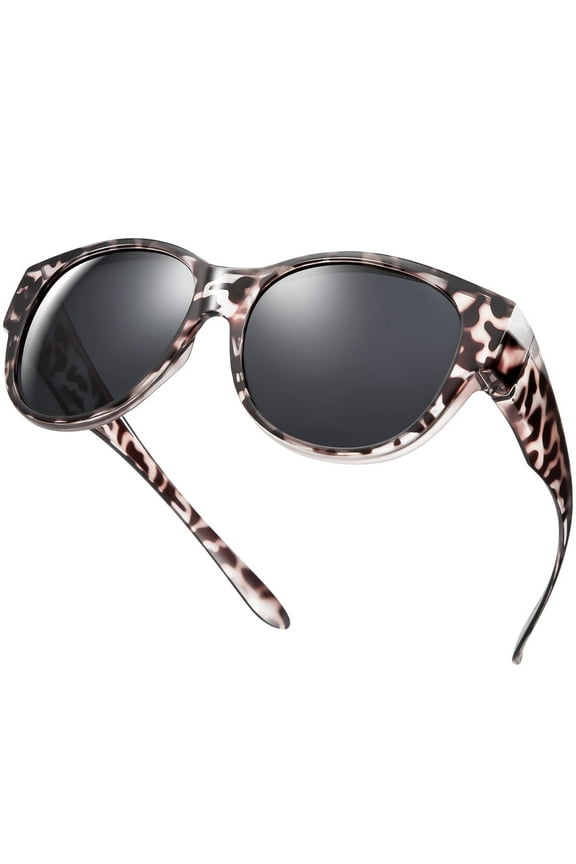 Wrap Around over Sunglasses Wear over Glasses Cat-eye Polarized Fit Over Glasses Sunglasses