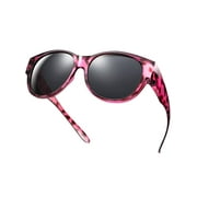 TINHAO Wrap Around over Sunglasses Wear over Glasses Cat-eye Polarized Fit Over Glasses Sunglasses