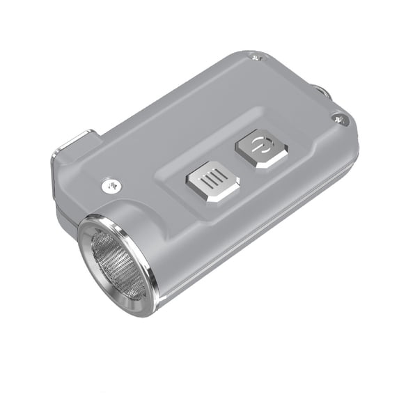 TINI Keychain LED Light Silver