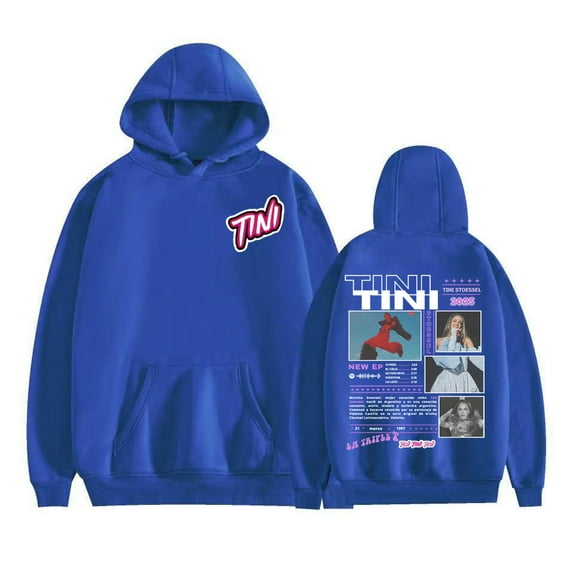 TINI STOESSEL Hoodie 2025 Album Tour Cover Graphic Fleece Casual Comfort Unisex Sweatshirt