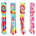 thumbnail image 1 of TINKER Halloween Hanging Colorful Tie Dye Windsock Flag, Home Outdoor Yard Patio Lawn Garden Balcony Holiday Festival Party Decoration, 1 of 6