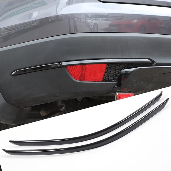 TINKI 2PCS Front Bumper Air Inlet Decorative Strips for Honda Pilot 2019-2022, ABS Material Car Front Side Vent Trim Cover Protector Anti Scratch Self-Adhesive Accessories