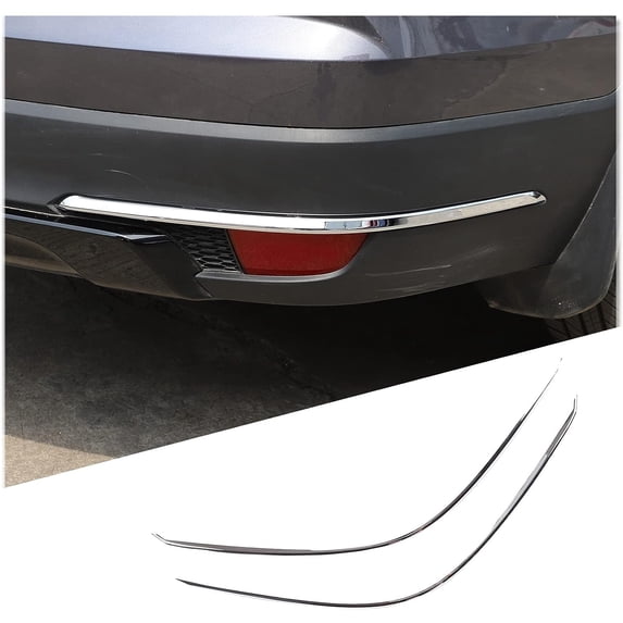 TINKI 2PCS Front Bumper Air Inlet Decorative Strips for Honda Pilot 2019-2022, ABS Material Car Front Side Vent Trim Cover Protector Anti Scratch Self-Adhesive Accessories