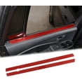 thumbnail image 1 of TINKI 2PCS Rear Door Inner Window Trim Strip for Honda Pilot 2016-2022, Soft Carbon Fiber Automotive Door Panels Guard Decoration Sticker Interior Accessories, 1 of 7