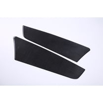 TINKI 2PCS Rear Door Panel Cover Protector Trim for Honda Pilot 2016-2022/ Passport 2019-2023, Carbon Fiber Automotive Inner Door Panel Guard Anti Kick Sticker Accessories