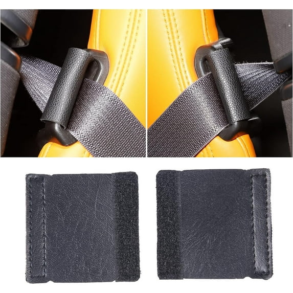TINKI 2PCS Seat Belt Stay Clips for C7 C8 Corvette 2014-2023,Seat Belt Guide Anti-Belt Pop Guards Clips, Seat Belt Buckle Anti Off Cover, 2PCS