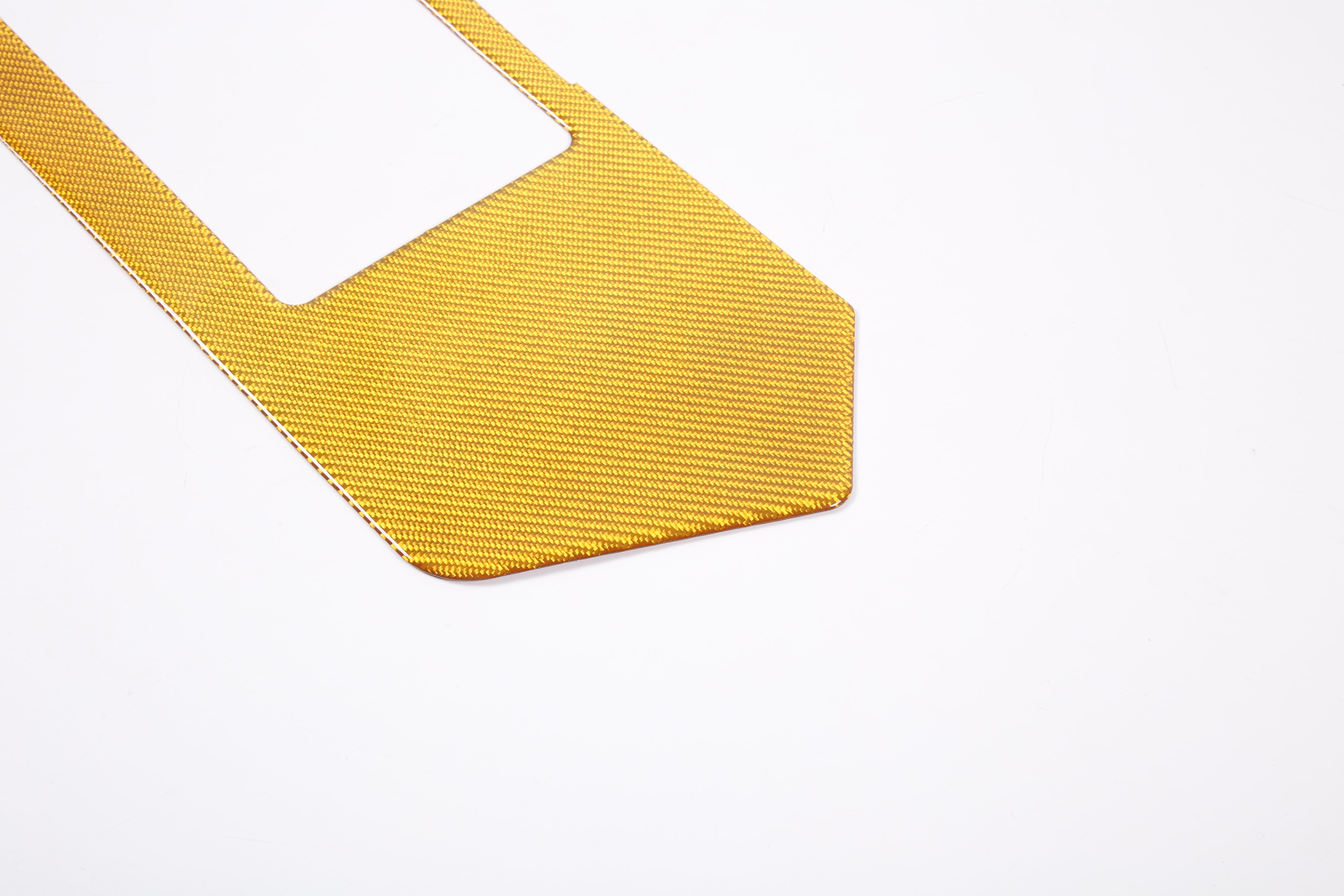 TINKI 3D Carbon Fiber, Rear License Frame Sticker Compatible with