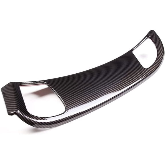 TINKI ABS Chrome Car Carbon Fiber Dashboard Panel Decor Cover Compatible for Chevrolet Corvette C7 2014 2015 2016 2017 2018 2019 Accessories ABS Plastic