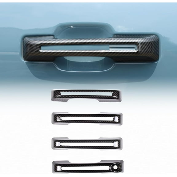 TINKI ABS Exterior Door Handle Cover Trim Compatible for Ford Maverick 2022 Car Exterior Door Handles Accessories