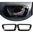 thumbnail image 1 of TINKI ABS Inner Car Look Interior Door Handle Panel Cover Trim Fit for Toyota Tacoma 2016 2017 2018 2019 2020 2021 2022 2023 Interior Door Handle Frame, 1 of 14