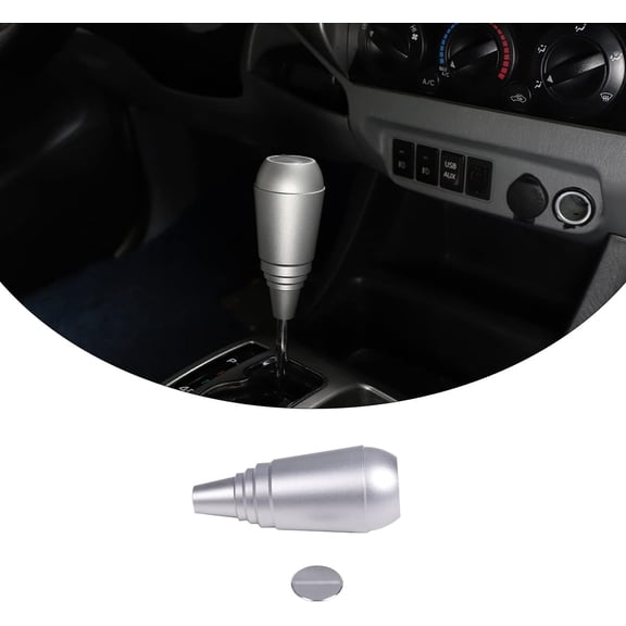 TINKI Aluminum Alloy Car Gear Shift Knob Head Replacement for Toyota Tacoma 2011 2012 2013 2014 2015