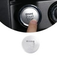 thumbnail image 1 of TINKI Aluminum Alloy Car Ignition Starter Cover Trim,Engine Start Button Cover Trim,Engine Start Stop Button Cover Sticker for Tacoma 2016-2022 Camry 8th 2018-2021, 1 of 14