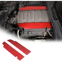 TINKI Aluminum Alloy Engine Bay Side Panel Cover for Chevrolet Corvette C7 2014-2019 Hood Engine Trim Sticker Interior Accessories