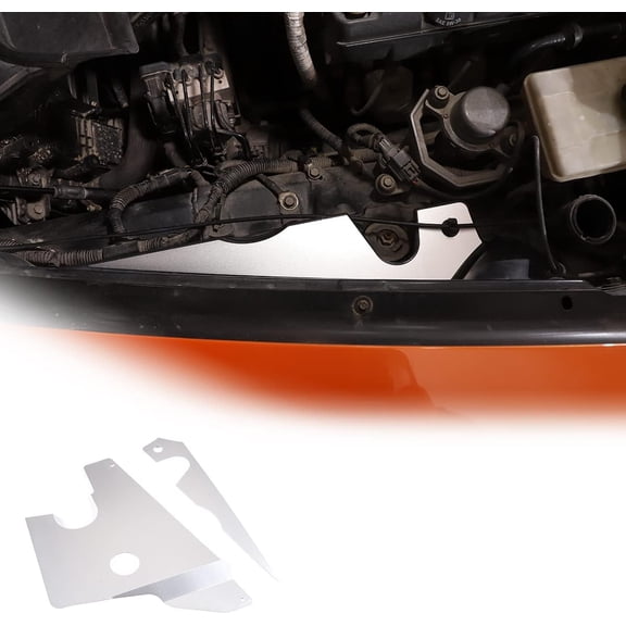 TINKI Aluminum Alloy Engine Bay Side Panel Cover for Chevrolet Corvette C7 2014-2019 Hood Engine Trim Sticker Interior Accessories