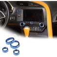 thumbnail image 1 of TINKI Aluminum Alloy for Chevrolet Corvette C7 2014-2019 Car Air Conditioner Volume Knob Cover Trim Car Accessories, 1 of 14