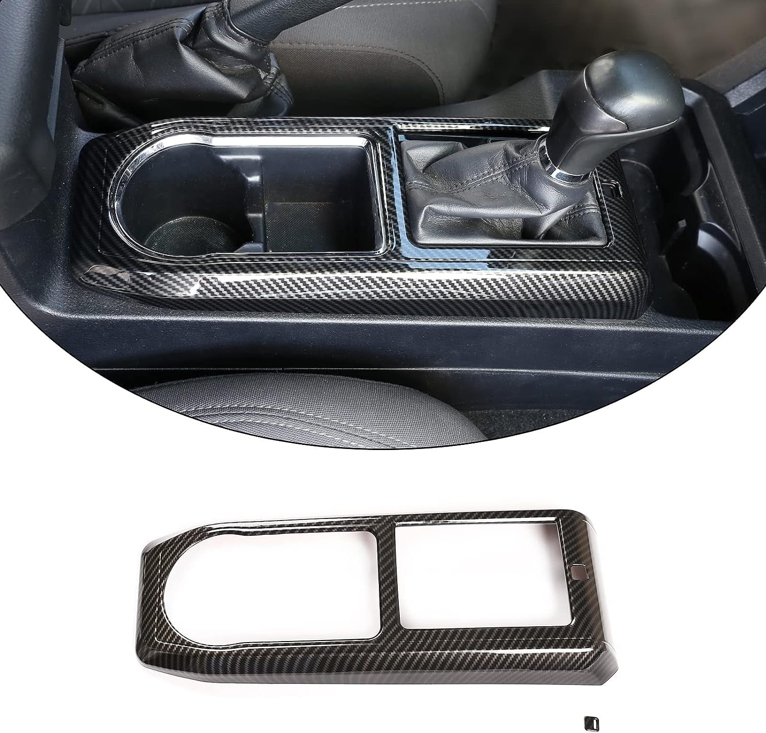 TINKI Car Control Gears Panel Protective Cover molding Trims Stickers for Toyota Tacoma 2016 2017 2018 2019 2020 2021 2022 Accessories