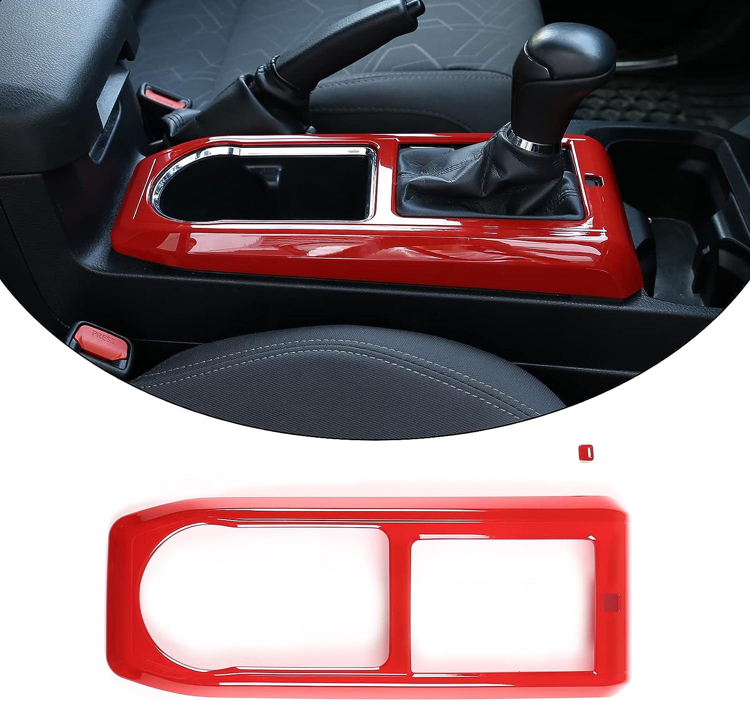 TINKI Car Control Gears Panel Protective Cover molding Trims Stickers for Toyota Tacoma 2016 2017 2018 2019 2020 2021 2022 Accessories
