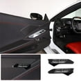 thumbnail image 1 of TINKI Car Door Speaker Badge (70th Anniversary Edition) Compatible with Chevrolet Corvette C8 Stingray 1LT 2020-2023 Aluminum Alloy Black 2PCS Inner Door Panel Emblems Trim Accessories, 1 of 7