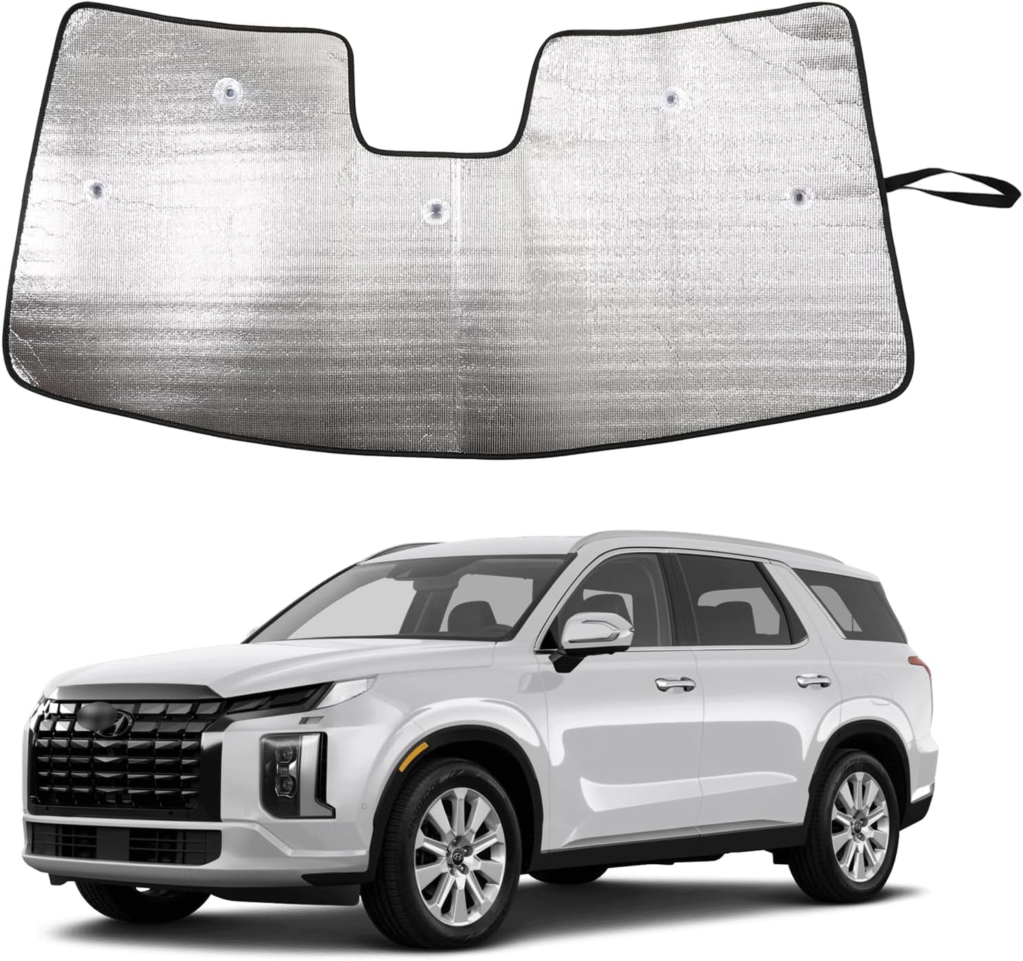 TINKI Car Front Windshield Sunshade for Hyundai Palisade, Front Window ...