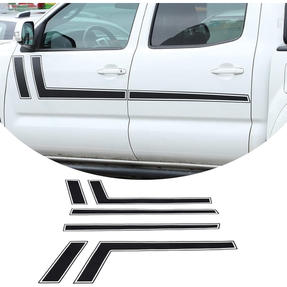 TINKI Car Rear Side Tail Sticker,Fit for Toyot@ Tacoma 2011 2012 2013 2014 2015,Engine Cover Stricker,Car Body Cover Stricker Accessories