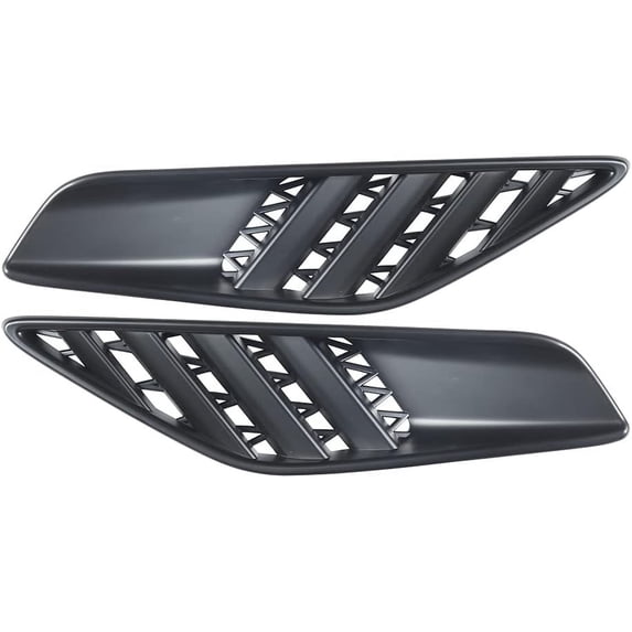 TINKI Carbon Fiber Look Cover Trims Accessories Rear Side Body Vent for Chevrolet Corvette C7 2014-2019 Car Side Vent Intake Decor Accessories