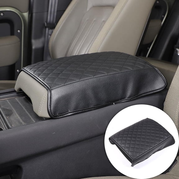 TINKI Center Console Armrest Cover Kit, Console Armrest Cushion Auto Customized Console Armrest Cushion, Fit for Land Rover Defender 90 110 130 2020-2022 2023 Accessory Organizer Protector