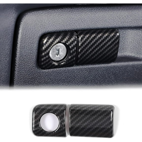 TINKI Co-Pilot Glove Box Handle Switch Cover Trim for Honda Pilot 2016-2022/ Honda Ridgeline 2017-2023/ Honda Passport 2019-2023 Interior Decorative Accessories ABS Material