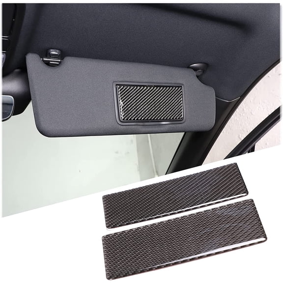 TINKI Compatible for Honda Pilot 2016-2022 Interior Accessories Carbon Fiber Center Consoles Cover Decals Protector Sticker, Soft Carbon Fiber, Black