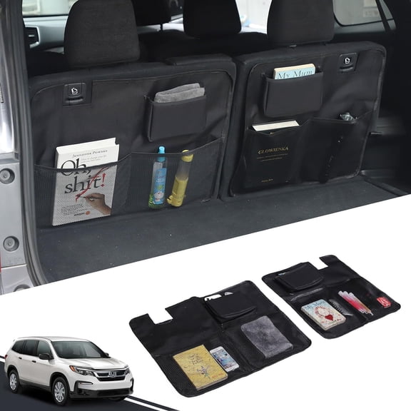 TINKI Console Gear Shift Side Pocket Organizer for Honda Pilot 2016-2022/ Ridgeline 2017-2023/ Passport 2019-2023