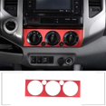 thumbnail image 1 of TINKI Fit For Toyota Tacoma 2011 2012 2013 2014 Aluminum Alloy Red Air Conditioning Adjustable Trim Sequins, 1 of 13