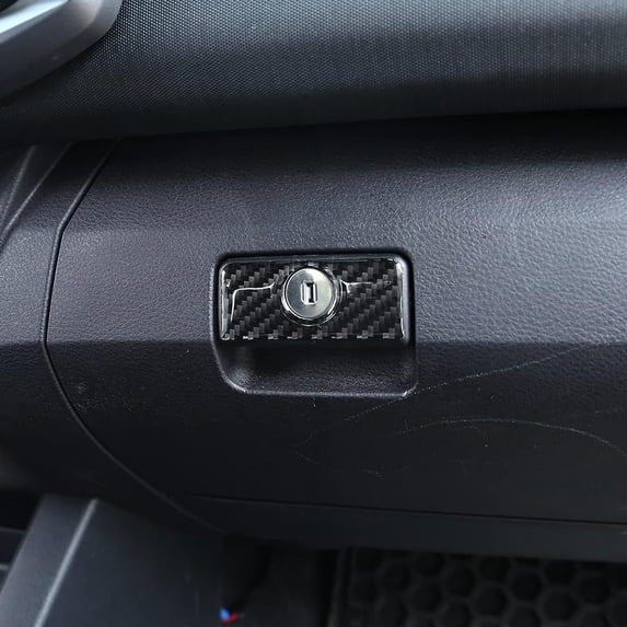 TINKI Fit for Tacoma 2015 2016 2017 2018 2019 2020 2021 2022 2023 Soft Carbon Fiber 3D Sticker Inner Glove Box Switch Trim Sticker Interior Car Accessories