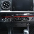 thumbnail image 1 of TINKI Fit for Tacoma 2015 2016 2017 2018 2019 2020 2021 2022 Car ABS A/C Central Control Decorative Strip Under Dual Flash Switch 1 Piece Set, 1 of 15