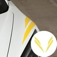 thumbnail image 1 of TINKI Front Headlight Decals Compatible with Chevrolet Corvette C8 2020-2023, Headlight Fender Stripes Sticker, Car Front Headlamp Decals Sticker Accessories, 1 of 13