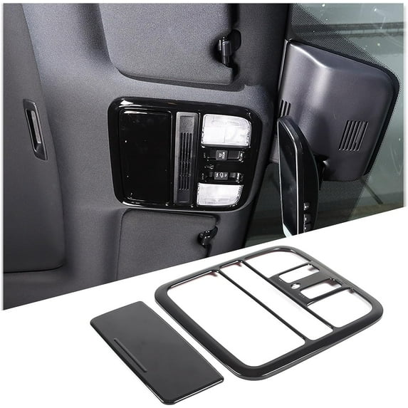 TINKI Front Reading Light Panel Cover Trim for Honda Pilot 2019-2022, ABS Material Automotive Inner Reading Light Frame Cover Decor Protector Accessories