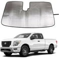 thumbnail image 1 of TINKI Front Window Sun Shade for Nissan Titan 2020-2023, Foldable Reflective Sun Visor, Screen Shield Cover UV Blocker Protector HeatShield, Car Front Windshield Sunshade, 1 of 9