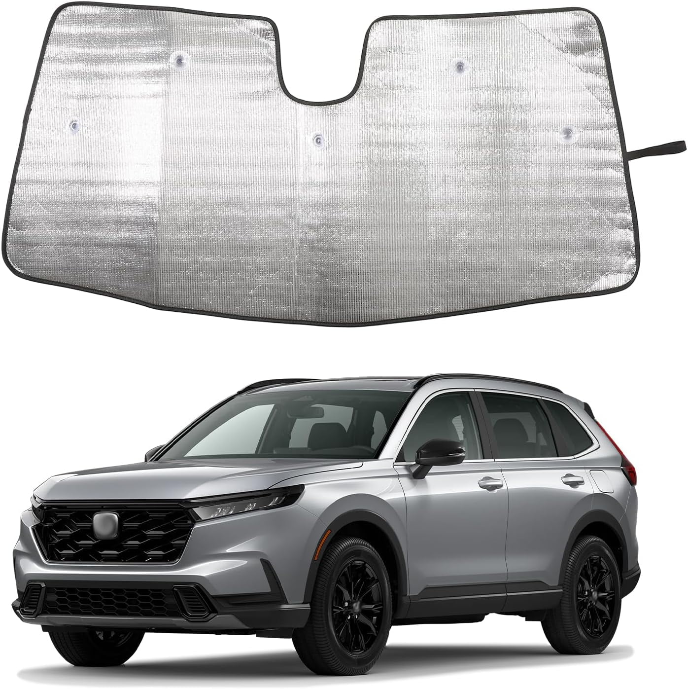 TINKI Front Windshield Sunshade for Honda CRV 20232024, Front Window Sun Shade, Foldable