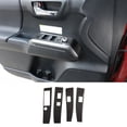 thumbnail image 1 of TINKI Front and Rear Doors 4pcs Carbon Fiber Look Interior Door armrest Window Switch Panel Cover Trim for Tacoma 2016-2023, 1 of 3