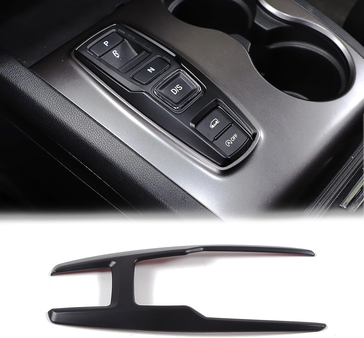 TINKI Gear Shift Button Frame Trim for Honda Pilot 2016-2022/ Ridgeline ...