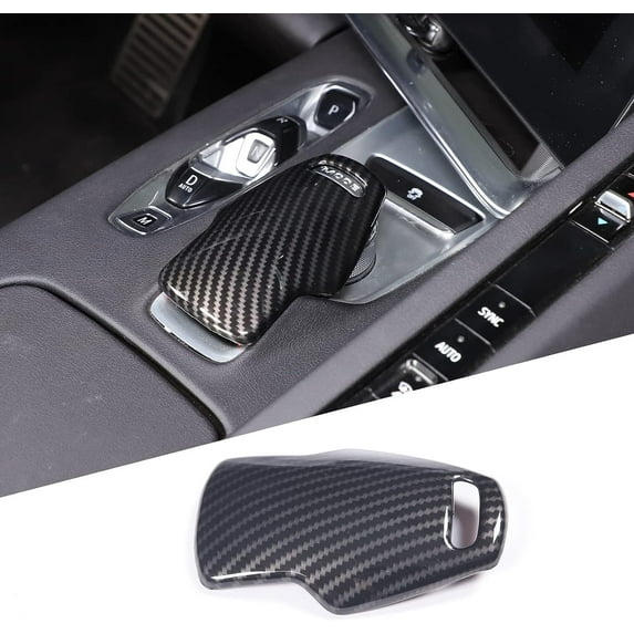 TINKI Gear Shift Knob Head Cover Fit for Chevrolet Corvette C8 Z06 Z51 2020 2021 2022 2023, ABS Drive Mode Switch Knob Cover Interior Gear Shifter Head Decoration Protection