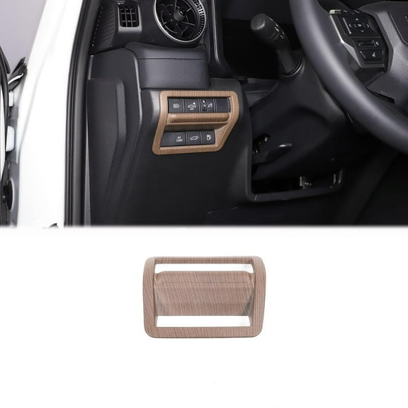 TINKI Headlight Switch Button Trim Cover Compatible with Toyota Land Cruiser Prado 2024 2025 Accessories, Headlight Lamp Switch Button Panel Trim Cover