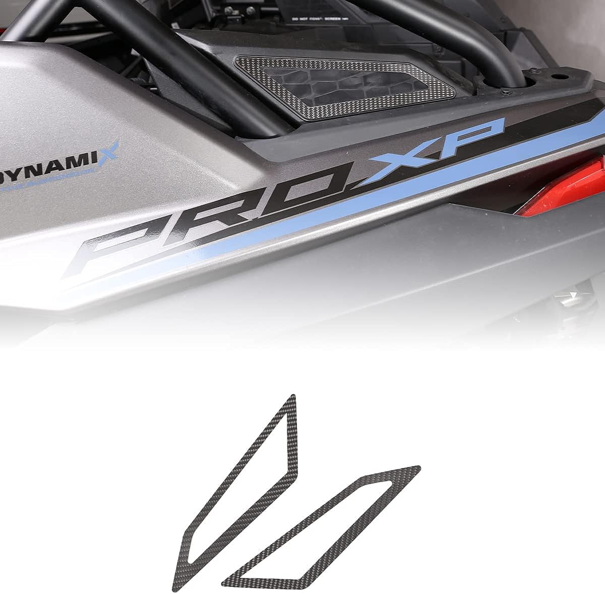 TINKI Real Carbon Fiber Car Panel Trim for Polaris RZR Pro XP Uitimate