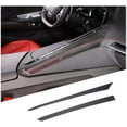 thumbnail image 1 of TINKI Real Carbon Fiber Center Console Left Trim Sticker Compatible with Chevrolet Corvette C8 Stingray 2020-2023, Center Console Driver Side Decorative Cover Sticker, 1 of 7