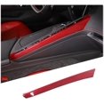 thumbnail image 1 of TINKI Real Carbon Fiber Center Control Side Trim Compatible with Chevrolet Corvette C8 2020-2023, Center Console Passenger Side Decorative Strip Cover, 1 of 15