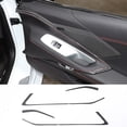thumbnail image 1 of TINKI Real Carbon Fiber Interior Door Panel Trim Strip Compatible with Chevrolet Corvette C8 2020-2023, Auto Inner Door Panel Decorative Strip Sticker, 1 of 6